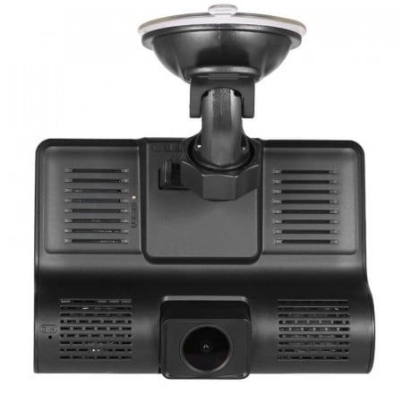 Camera video profesionala auto tripla, full hd, 3 camere, display 4