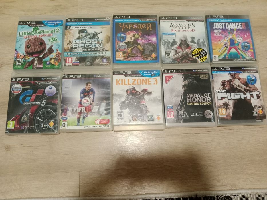 10игры для Playstation 3; от 1500 до 4000тг
