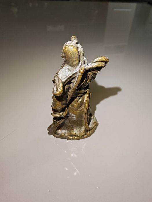 Set 3 statuete chinezești antice din alamă – vintage, decor