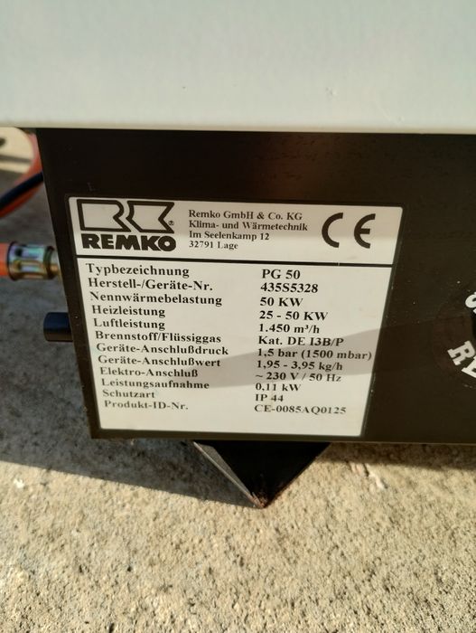 Tun de caldura pe gaz profesional