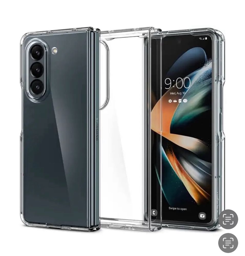 Samsung Z Fold 2 3 4 5 6 Husa Slim Transparenta Plastic Fata Spate
