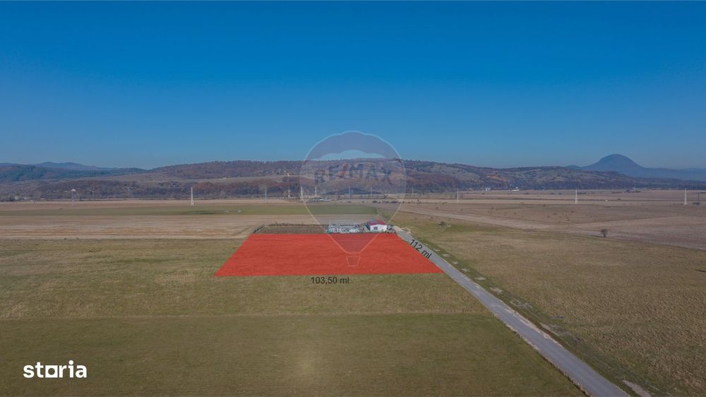 Teren 11,600mp Râșnov / DN 73 zona Tabăra, bonus un teren de 3000 mp