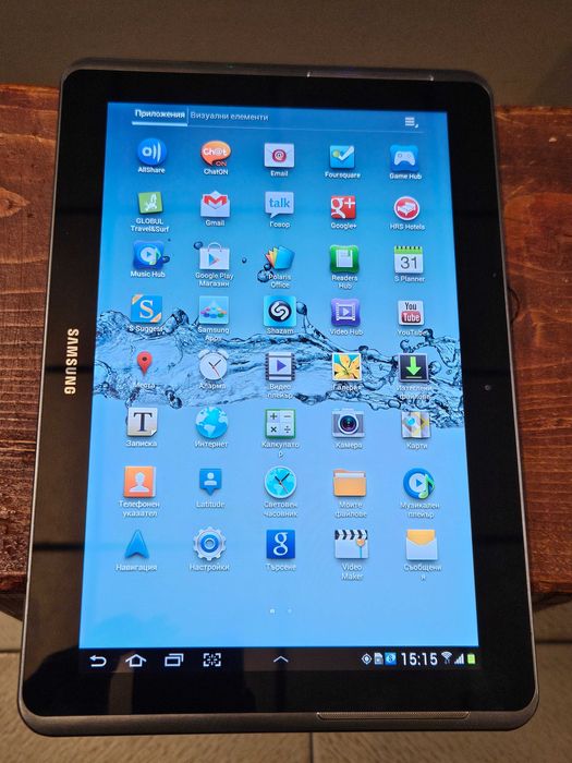10.1" таблет Samsung Galaxy Tab 2 GT-P5100 Има зарядно. В отлично техн