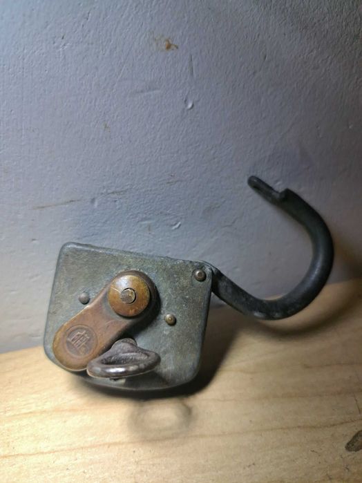 Lacăt german rar de colecție din Al Doilea Război Mondial, , patină or