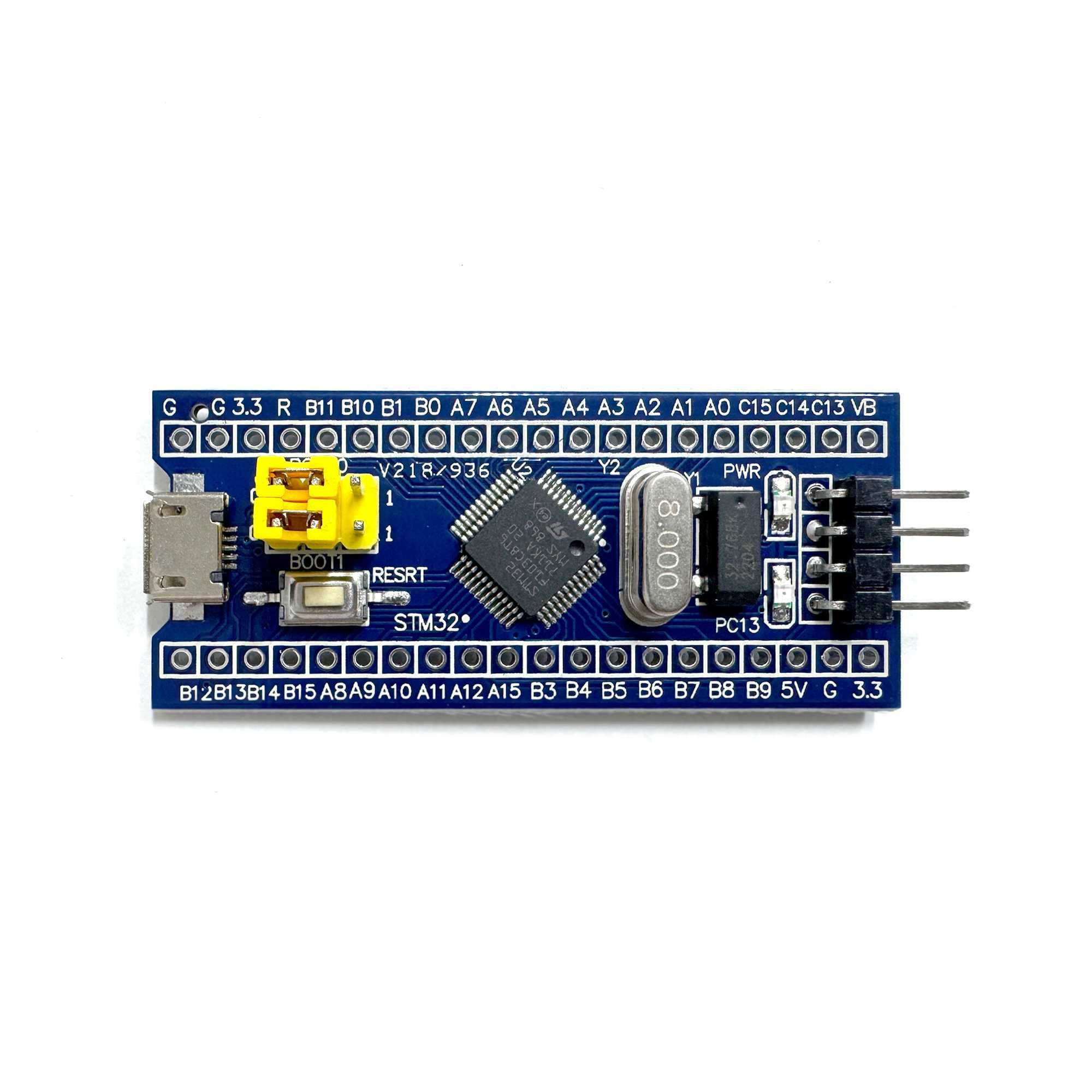 STM32F103C8T6 — компактная плата на ARM Cortex-M3