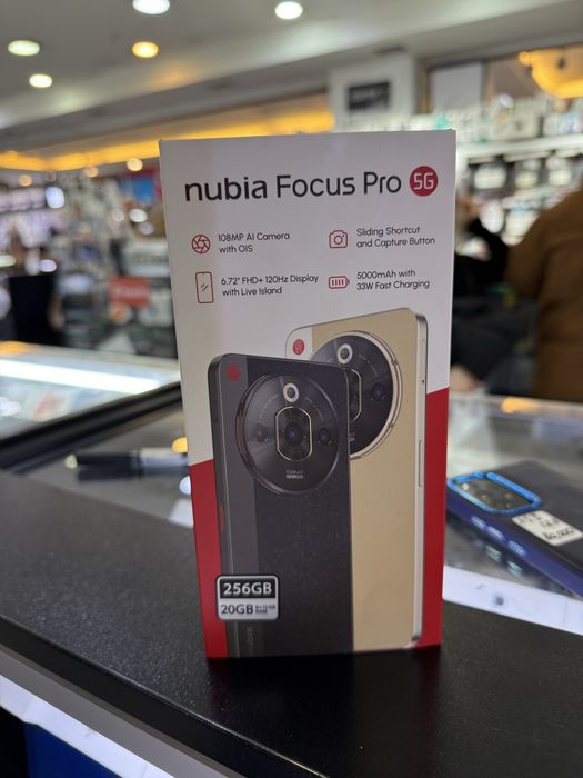 Nubia Focus Pro 5g новый запечатанный 256/20 батарея 5000 mah 108 mp !