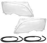 Set Sticle geamuri far BMW Seria 3 E46 Facelift 01-05 Berlina+Combi