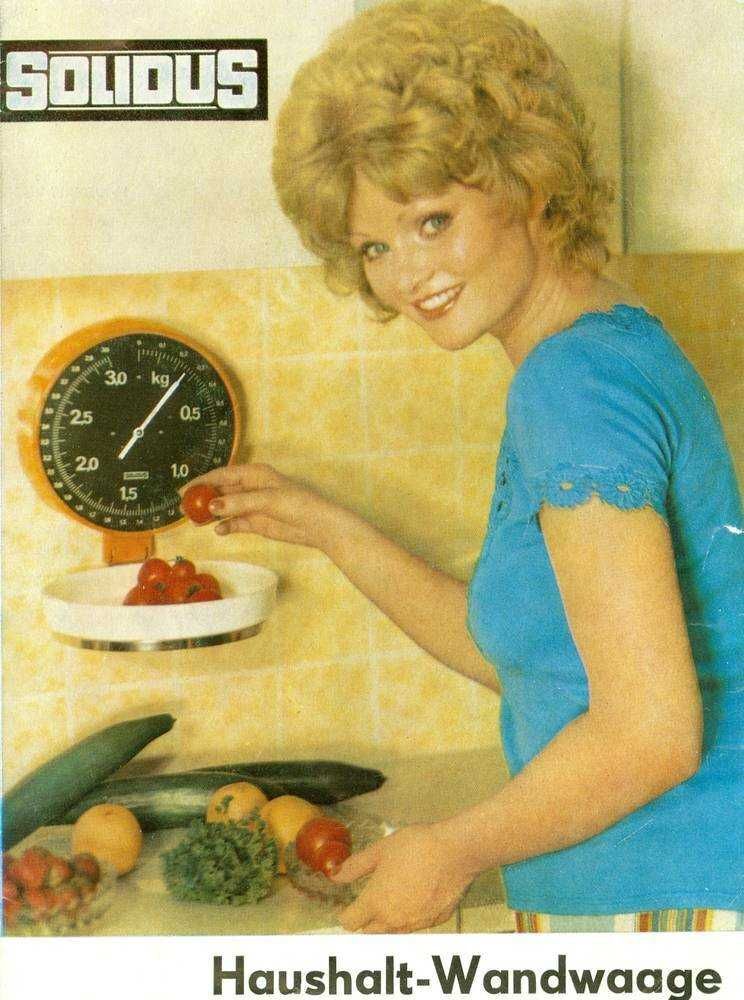Ретро кухненски везни от ГДР, марка SOLIDUS