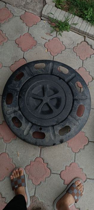 Колесо с диском с чехлом