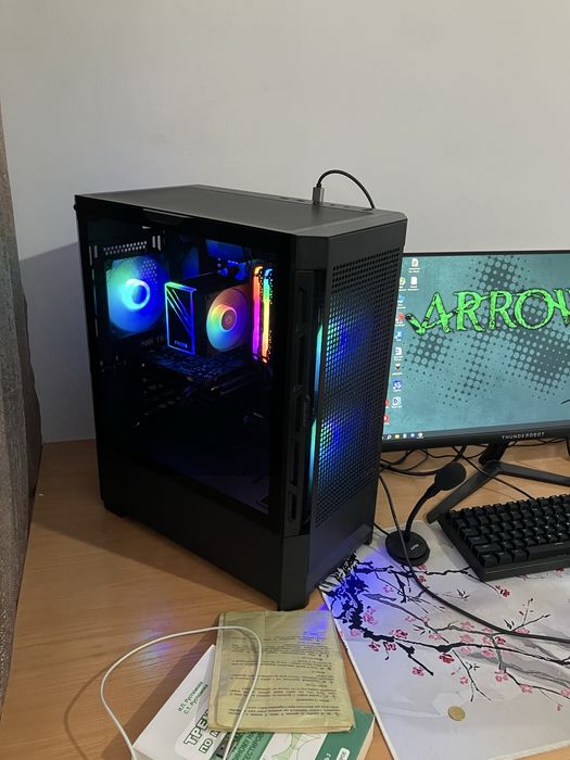 Компьютер, Ryzen 7 5700x, 32гб озу, 1тг памяти