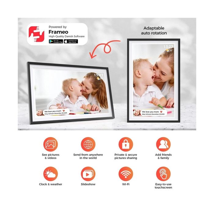 Цифровая Фоторамка Frameo 15.6 inch full hd Wi fi Ips touch screen