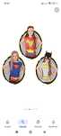 Set Costum super eroi batgirl, supergirl, american woman pt copii 3-6