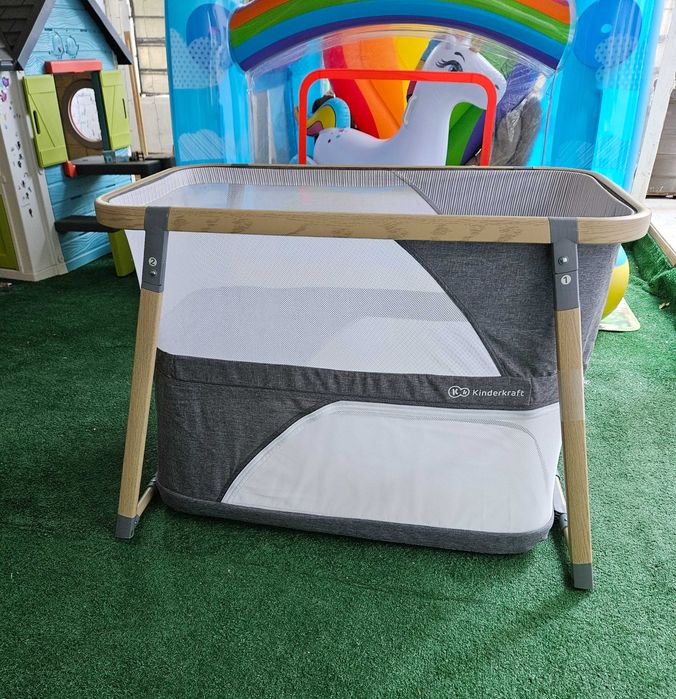 Pătuț de transport KINDERKRAFT 4 în 1 SOFI gri