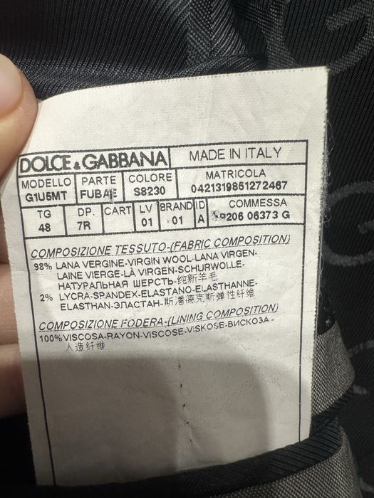 Оригинален мъжки костюм Dolce &Gabbana