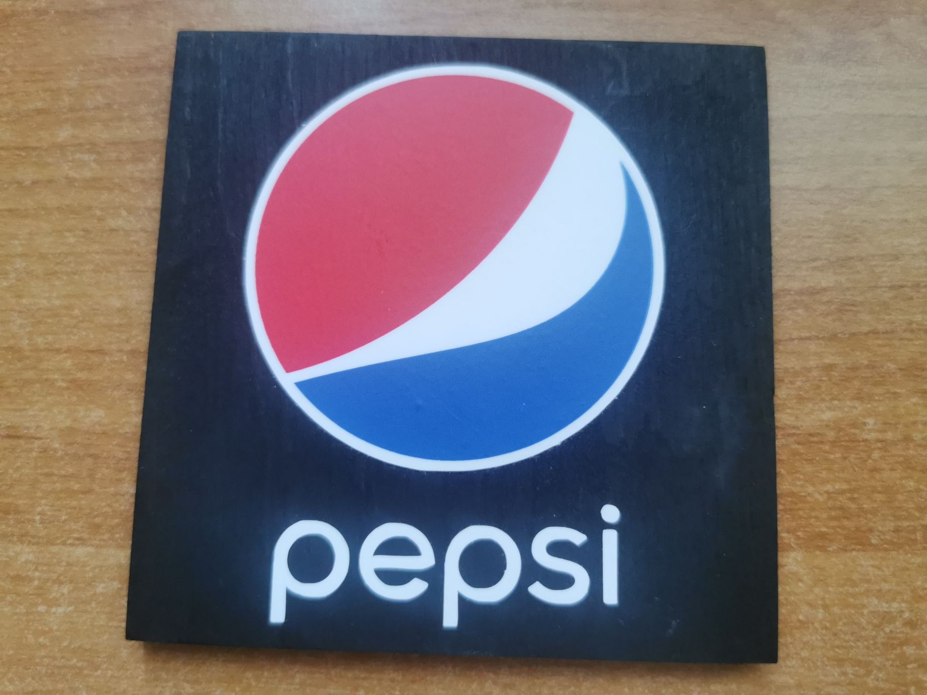 Suport Pahar Pepsi Coaster Biscuite Pepsi lemn
