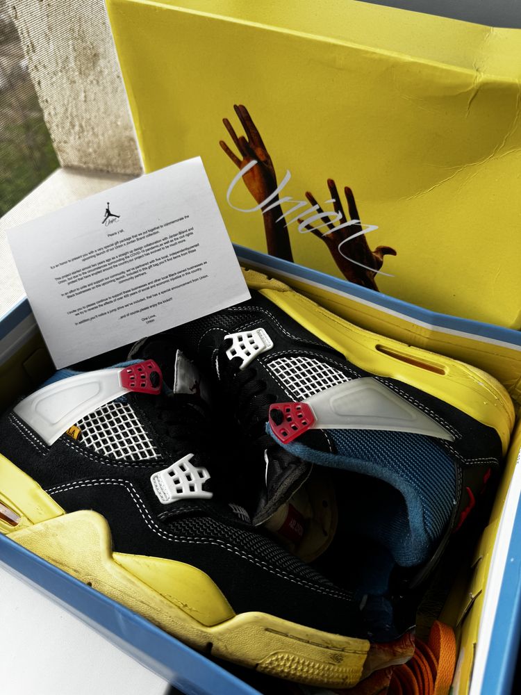 Air Jordan 4 Retro SP “Union-Off Noir” 42 Sneaker