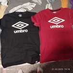 2 тениски Umbro размер 158 см