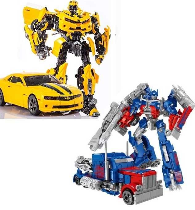 ХИТ ИГРАЧКИ Трансформърс Оптимус и бъмбъл Би 40см