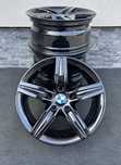 Jante r17 5x120 originale bmw negre seria 1 3 4 X1 X3 F30 F20 E90 E87