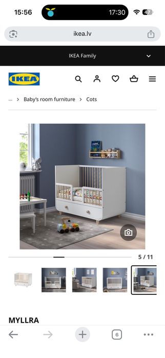 Patut bebe Ikea + saltea