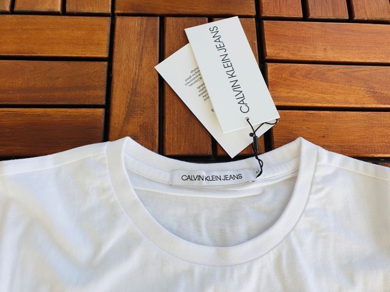 ПРОМО Calvin Klein S,M,XL -Оригинална мъжка бяла тениска