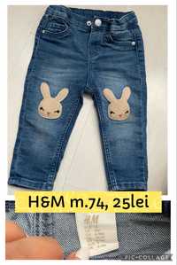 Blugi H&M m.74 fetite