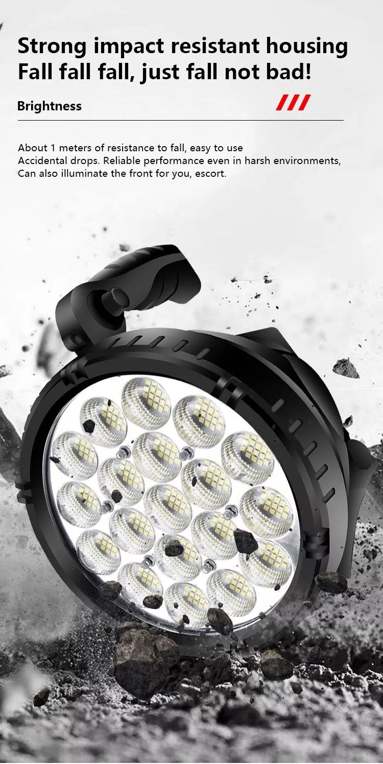 Lanternă Portabila  cu Reflector  de Mare Putere 342 Leduri Model Nou!