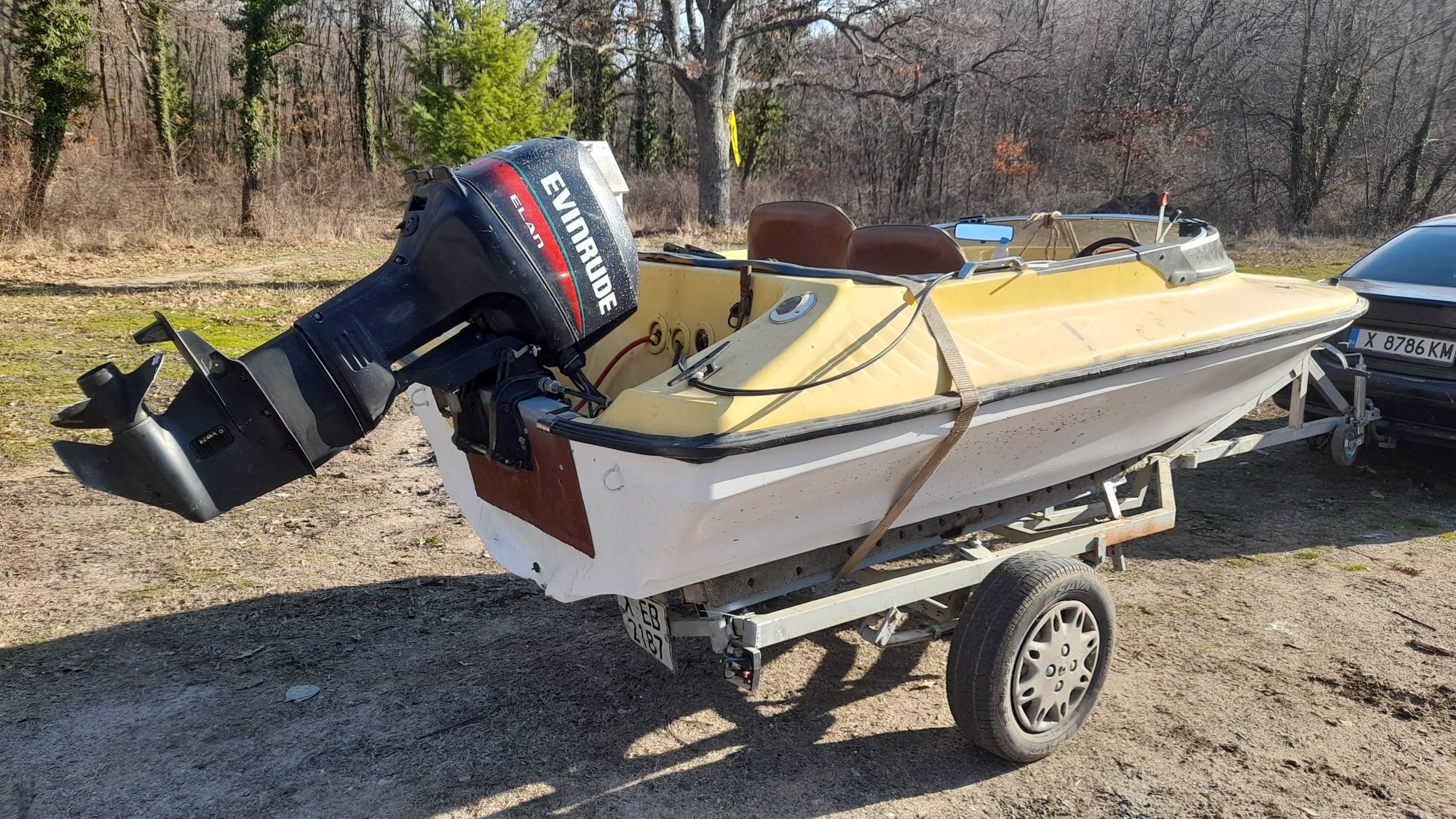 Спортна Лодка Evinrude 2T 25hp