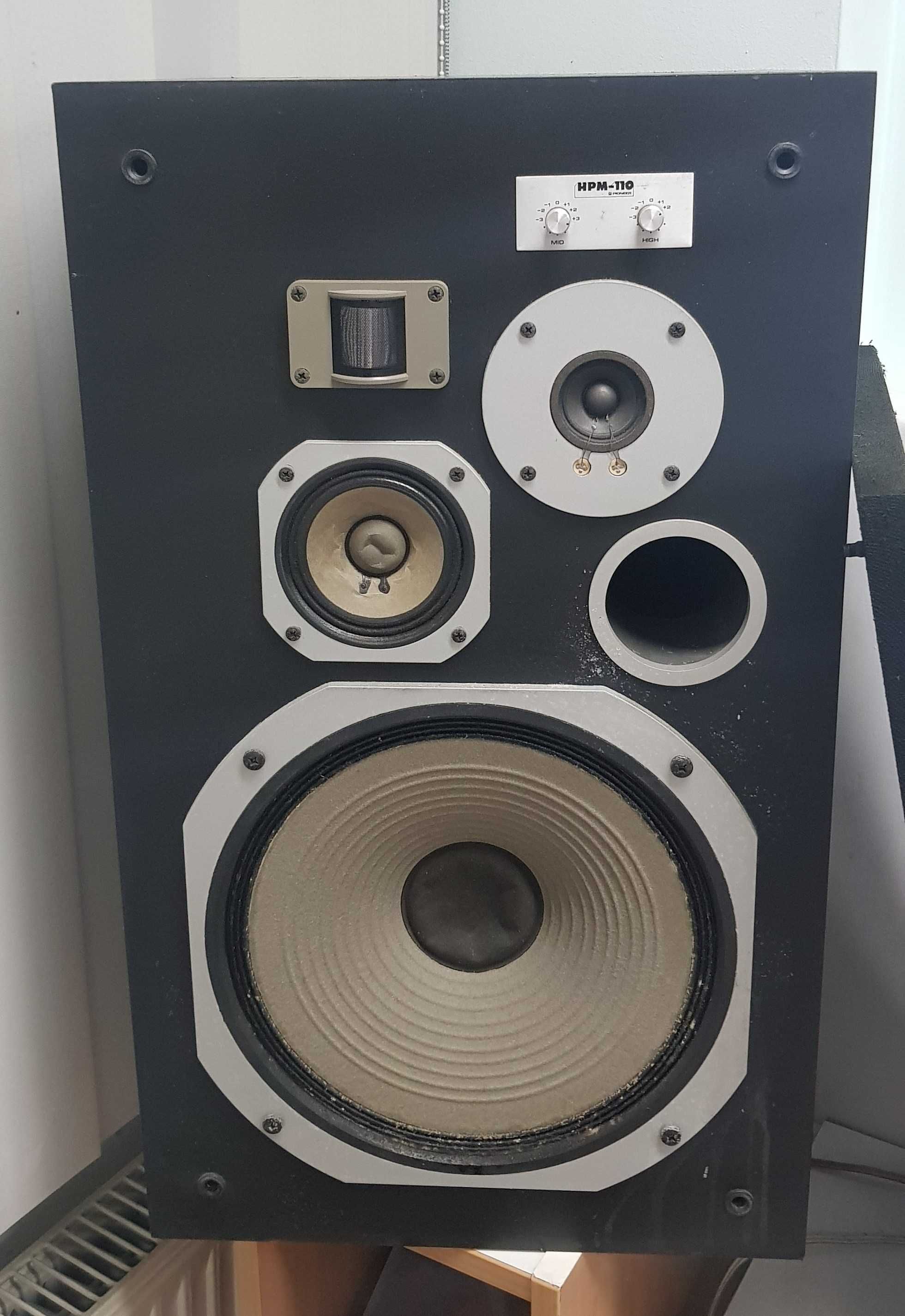 Pioneer HPM 110 boxe stereo 8 ohmi colectie muzica sunet bun