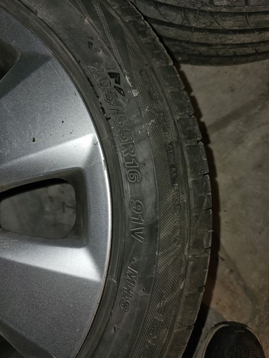 Джанти 5x112 с гуми Audi Volkswagen seat ауди 16 цола