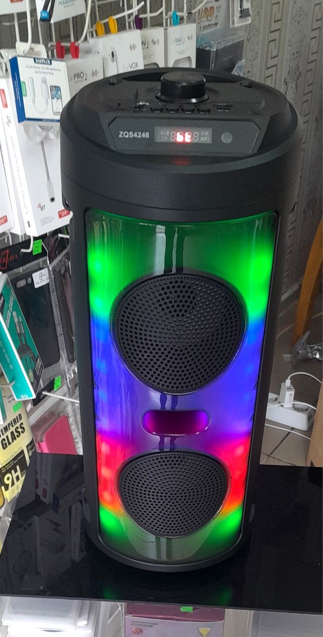 Безжична Караоке Bluetooth Колона 4" 2×8W