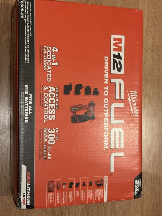 Акумулаторен винтоверт MILWAUKEE M12FDDXKIT 2 батерии и зарядно