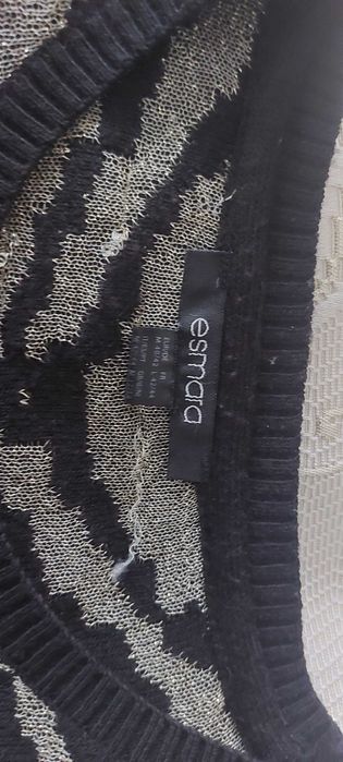 Rochie masura 40-42, marca Esmara, negru cu argintiu