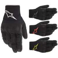 Alpinestars S-MAX DRYSTAR BLACK/YELLOW ръкавици писта крос мотор