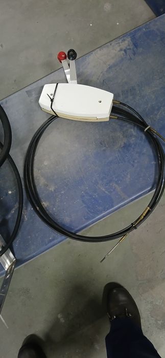 Volan + consola barca