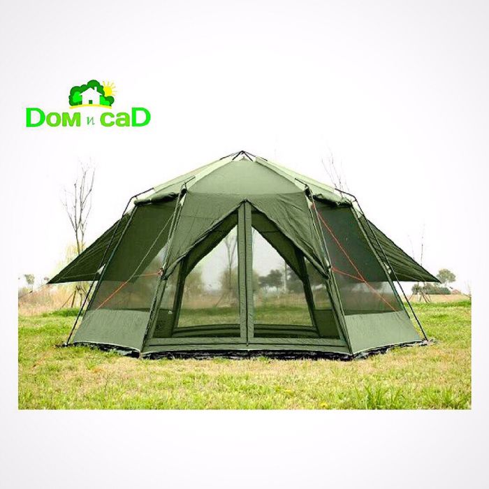 Шестиугольный люкс шатер. Палатка 420х385см. Доставка.