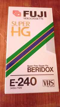 Casete video VHS Fuji Super HG E-240 Sigilate