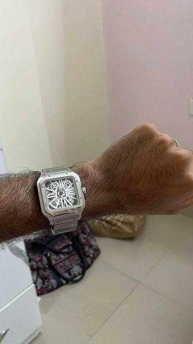 Seiko Mod Santos Skeleton