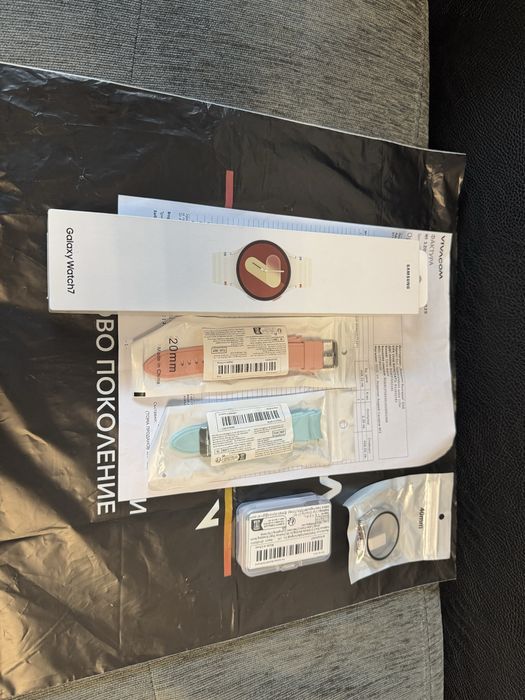 КАТО НОВ 40mm Samsung watch 7 BT Vivacom Гаранция 2026 Cream