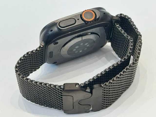 Оригинална Apple Watch Strap -49mm Black Titanium Milanese Loop -Large