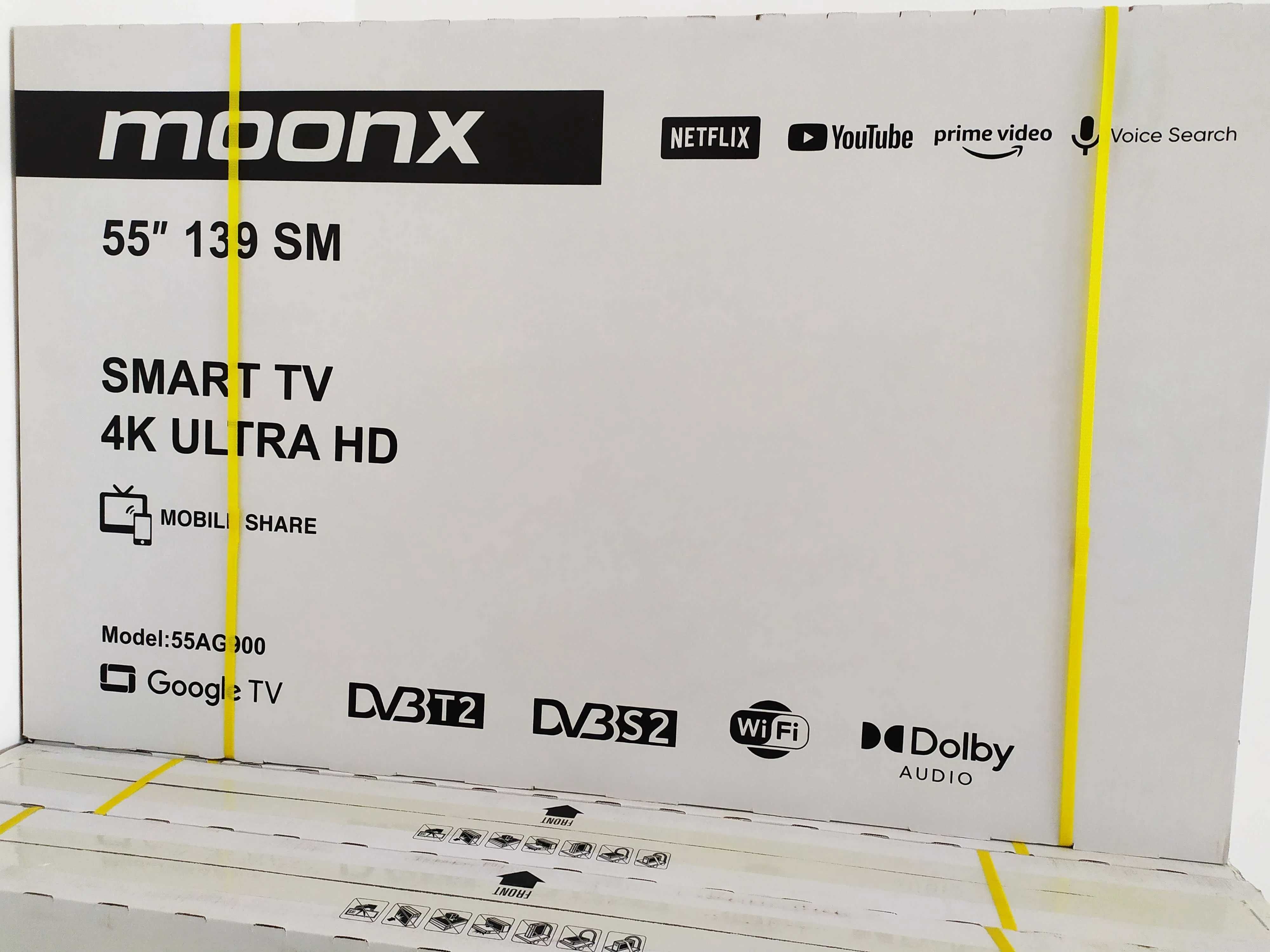 Телевизор Moonx 55" 4K UHD Голосовой пульт оптом и в розницу