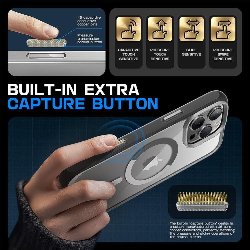 Кейс supcase ub mag magsafe за iphone 16 pro max - сив