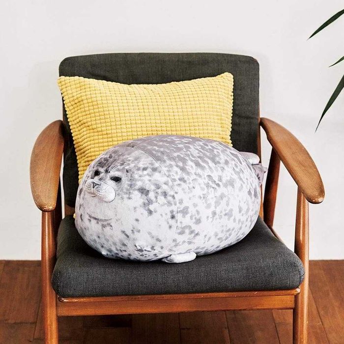 Jucarie de plus foca 60 cm perna jucarie decor pentru somn si relaxare