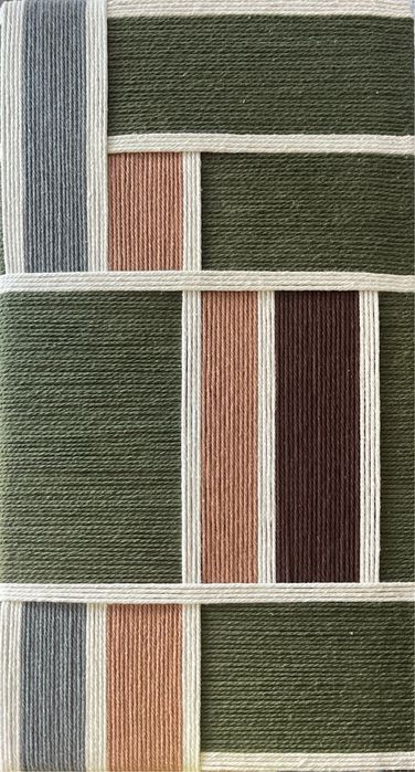 Tablou realizat cu tehnica tesutului - handmade