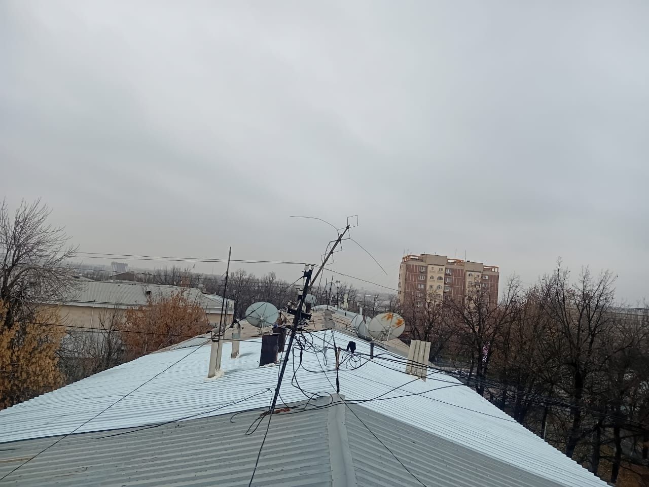 Кровля крыши профнастил