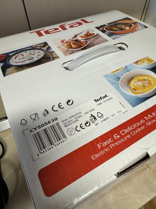 Oala TEFAL, electrica, sub presiune ONE POT 5,8L noua