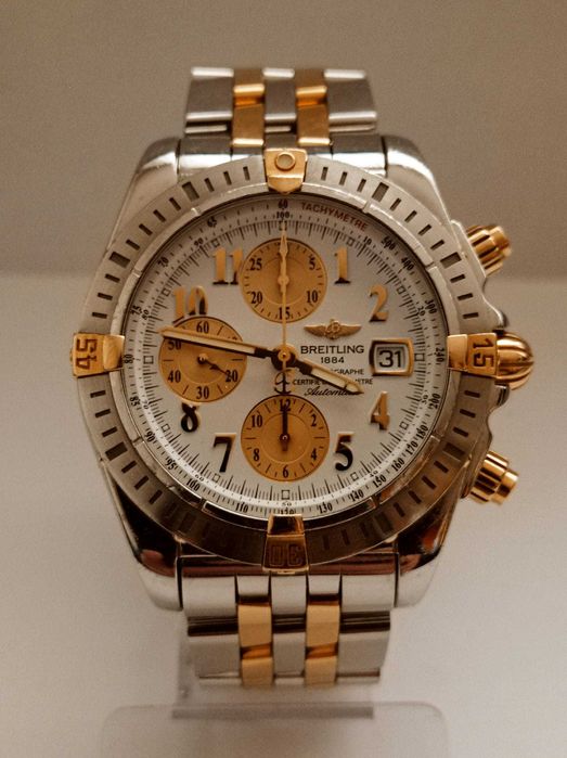 Breitling Chronomat Evolution 44mm 18ct gold/steel