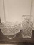 Decantor si fructiera de cristal