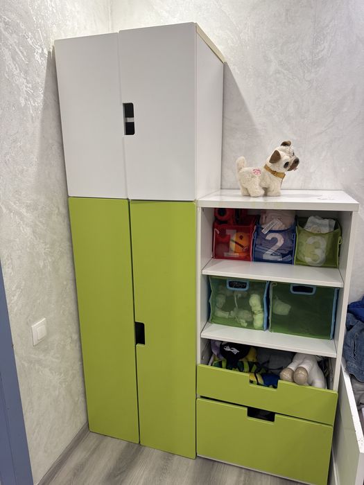 Детский шкаф с органайзерами икея