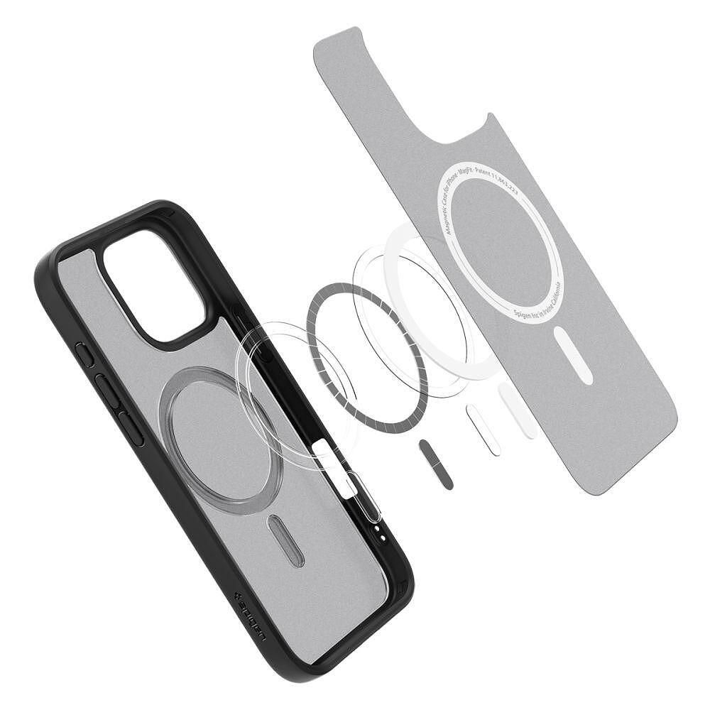 Кейс spigen ultra hybrid mag magsafe за iphone 16 pro max - frost blac